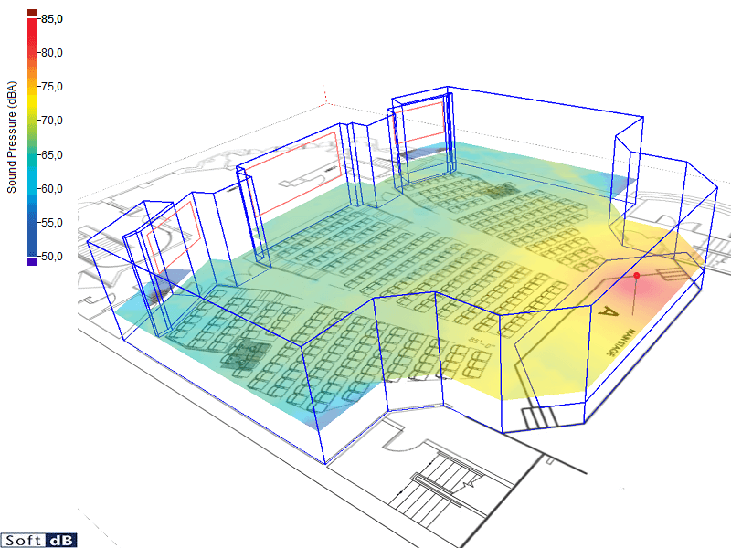 3D acoustic modeling and simulation visualization